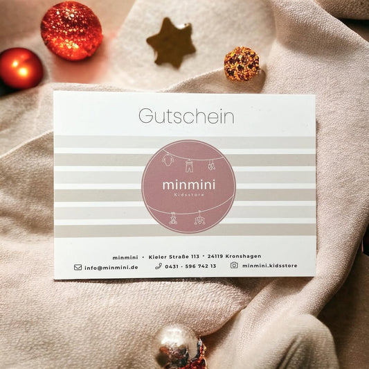 Gutschein für minmini Kidsstore